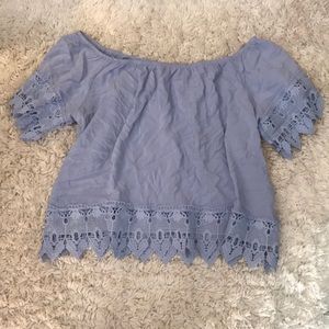 Off Shoulder crochet blouse